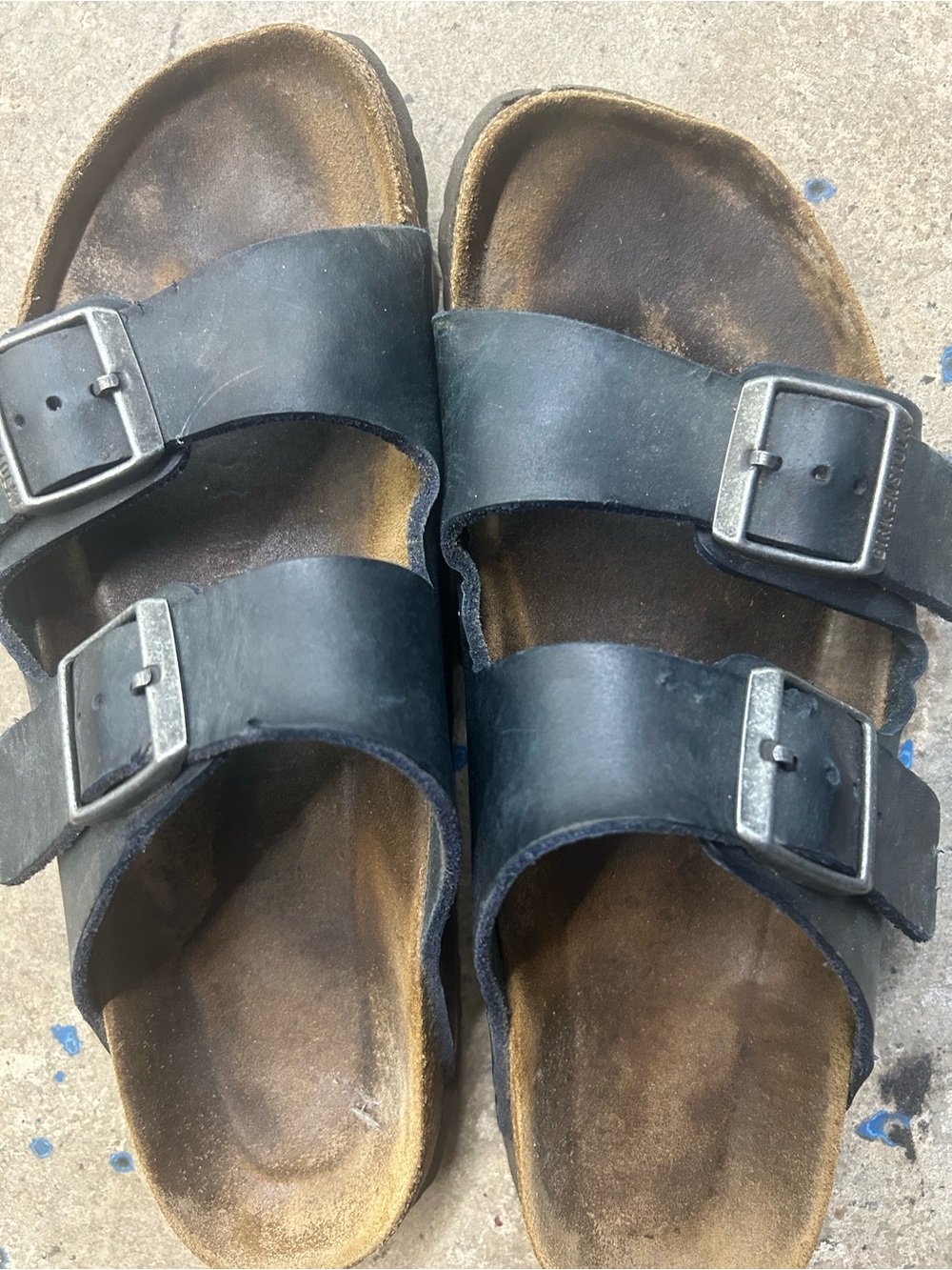 Birkenstock Black Double-Buckle Sandals